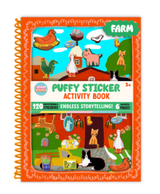 Puffy Sticker Book -Farm