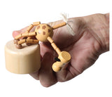 Wooden Jungle Push Puppet