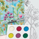 Watercolor Paint by Number Farm House
