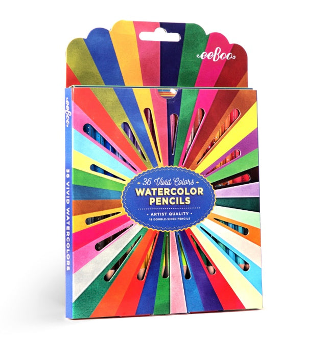 Rainbow 18 Watercolor Pencils