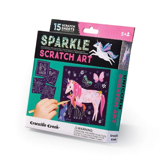 Sparkle Scratch Art/Unicorn