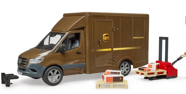 MB Sprinter UPS w Driver & Accessories