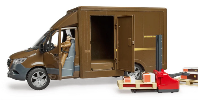 MB Sprinter UPS w Driver & Accessories
