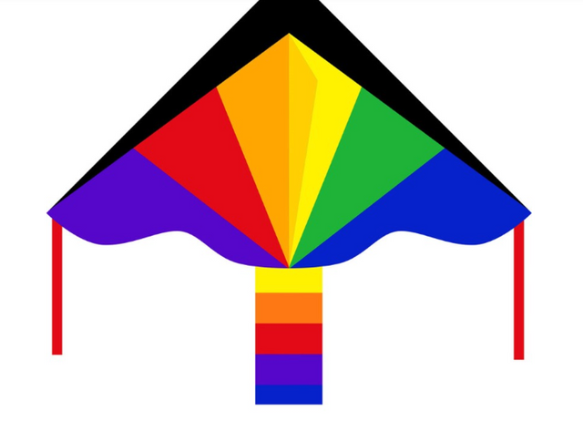 Simple Rainbow Flyer 47"