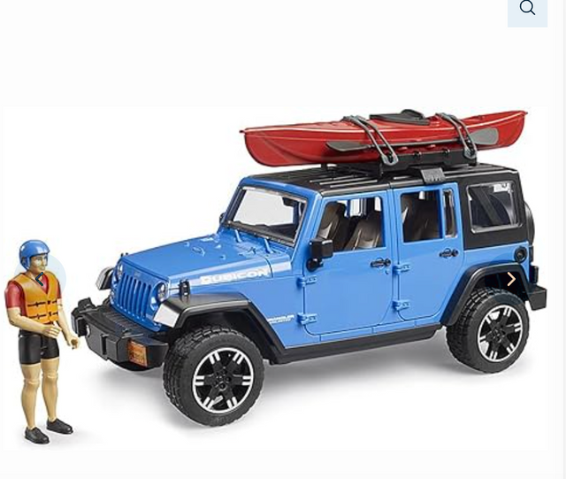 Jeep Wrangler Rubicon w Kayak/Figure