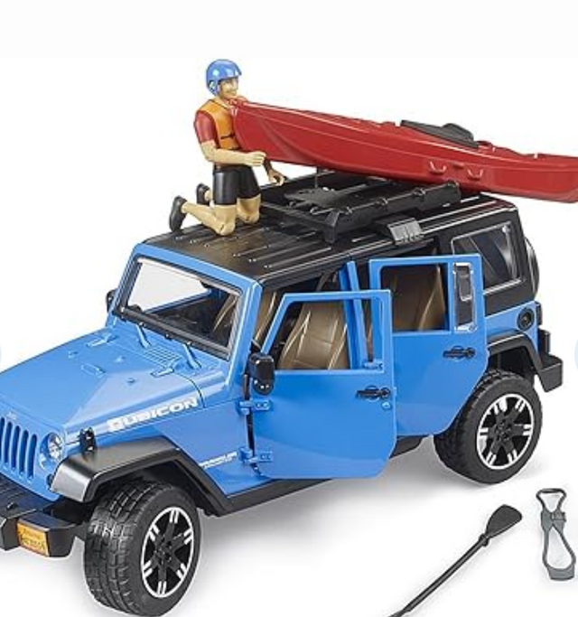 Jeep Wrangler Rubicon w Kayak/Figure