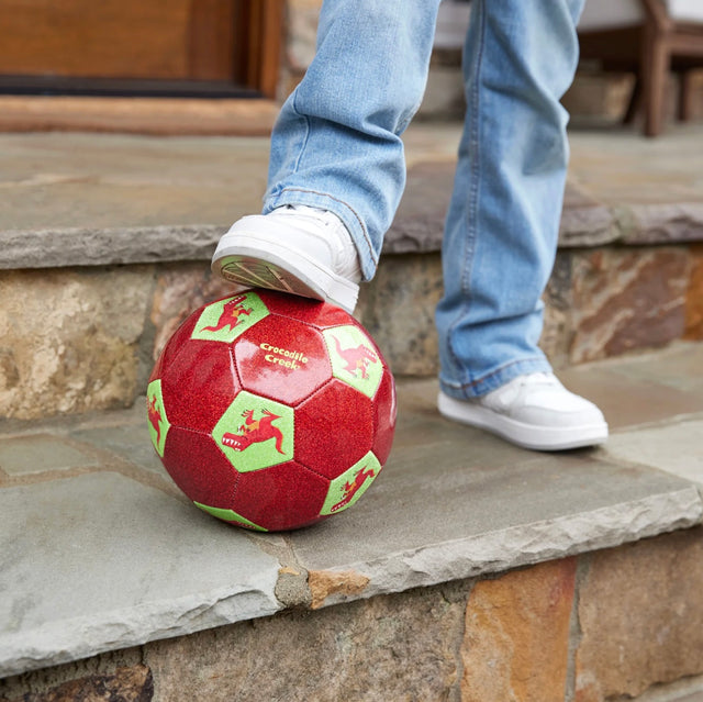 Glitter Soccer Ball Dino