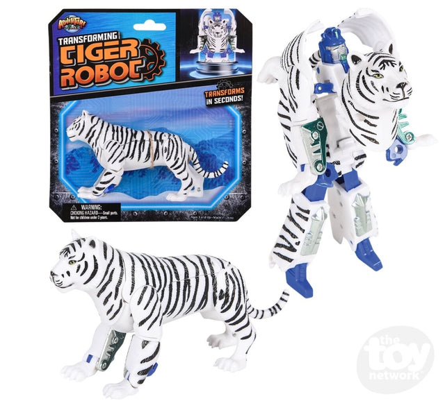 White Tiger Robot Action FIgure