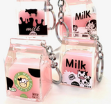 Pink Milk Key Charm