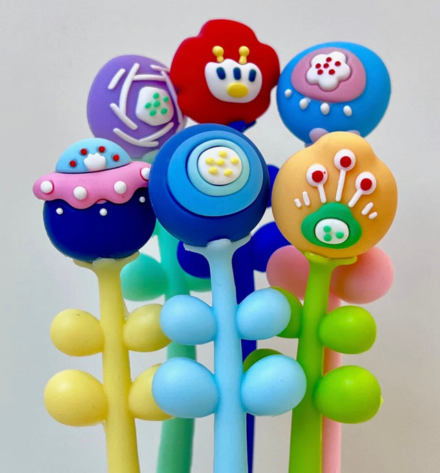 Lovely Flower Wiggle Gel Pen