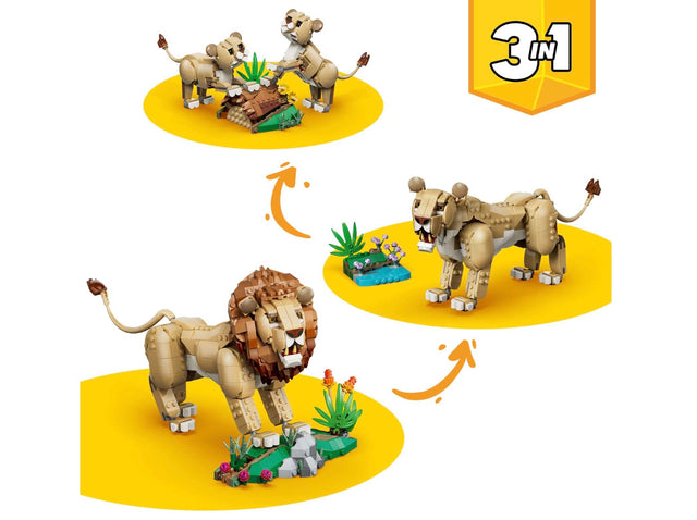 Lego Creator 3 in 1 Wild Animals: Majestic Lion