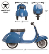 Primo Ride-On Toy in Blue w Black Seat