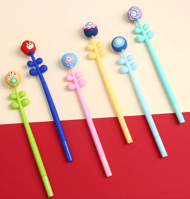 Lovely Flower Wiggle Gel Pen
