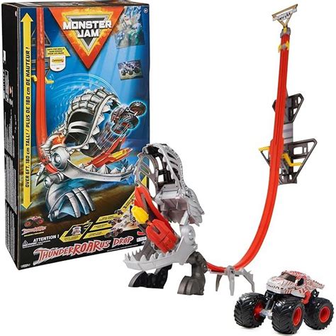 Monster Jam ThunderROARus Drop Playset with Exclusive Monster Truck