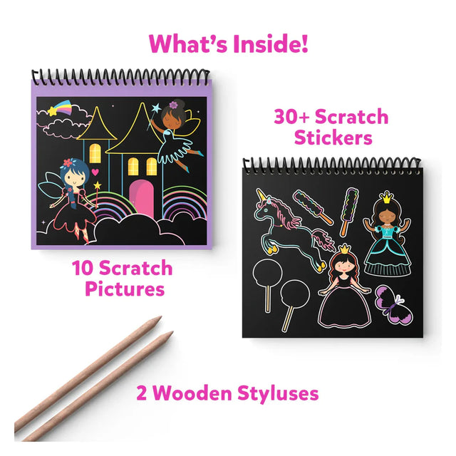 Scratch Art Activity Book- Unicorns & Princesses