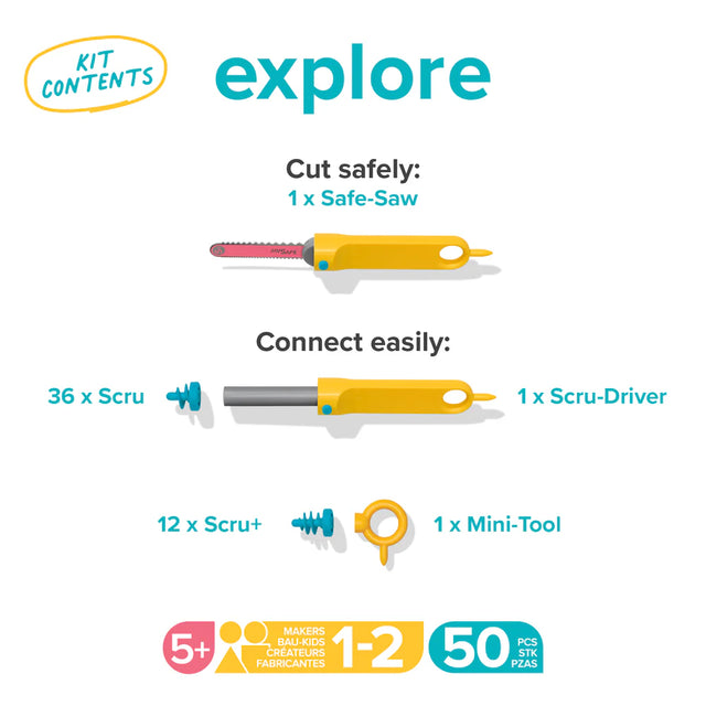 Makedo Explore Tool Set