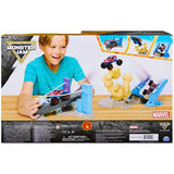 Monster Jam Spiderman Sandman City Battle Playset