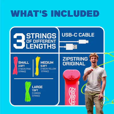 TRY ME ORIGINAL ZIPSTRING TOY - Blue