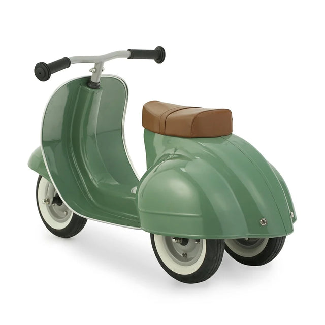Ambosstoys- Primo Sierra- Green Ride-On & Brown Seat