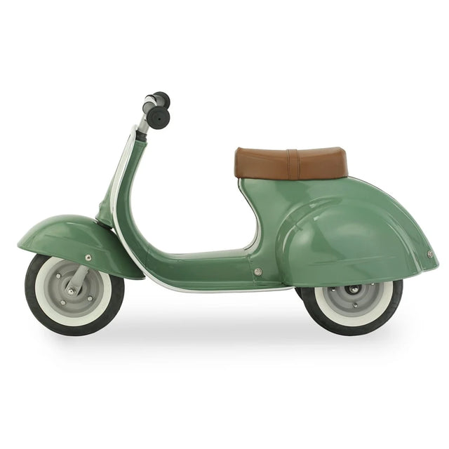 Ambosstoys- Primo Sierra- Green Ride-On & Brown Seat