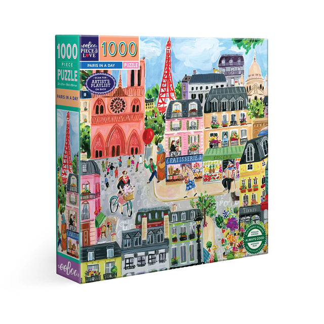Paris in a Day 1000pc Puzzle