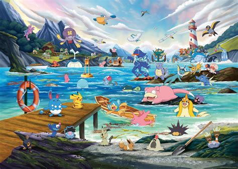 Pokémon Vaporeon Temperate Marine 1000 Pc Puzzle