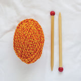 Discover Knitting: Scarf Kit Orange