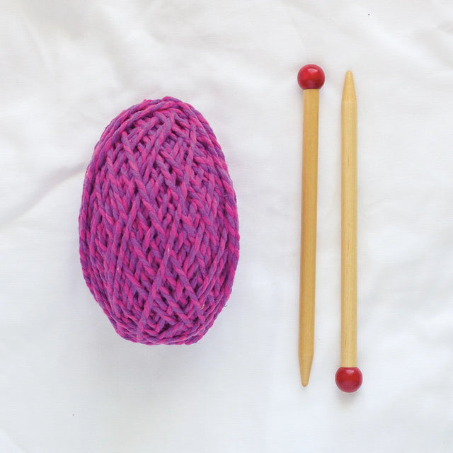 Discover Knitting: Scarf Kit Pink