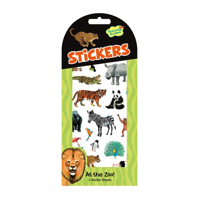 At The Zoo Stickers