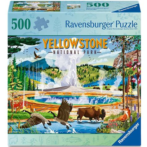 Yellowstone National Park 500 Pc Puzzle