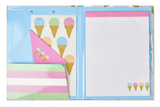 Sweet Scoops Holographic Clipboard Set