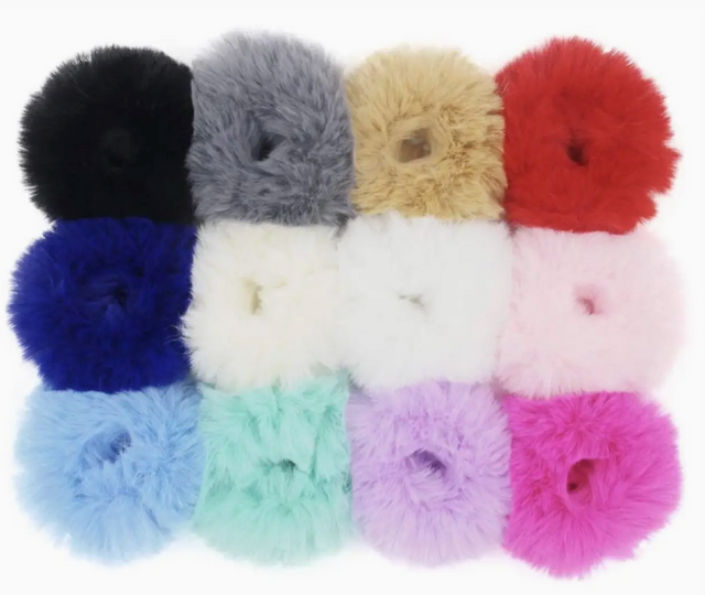 Furry Scrunchies