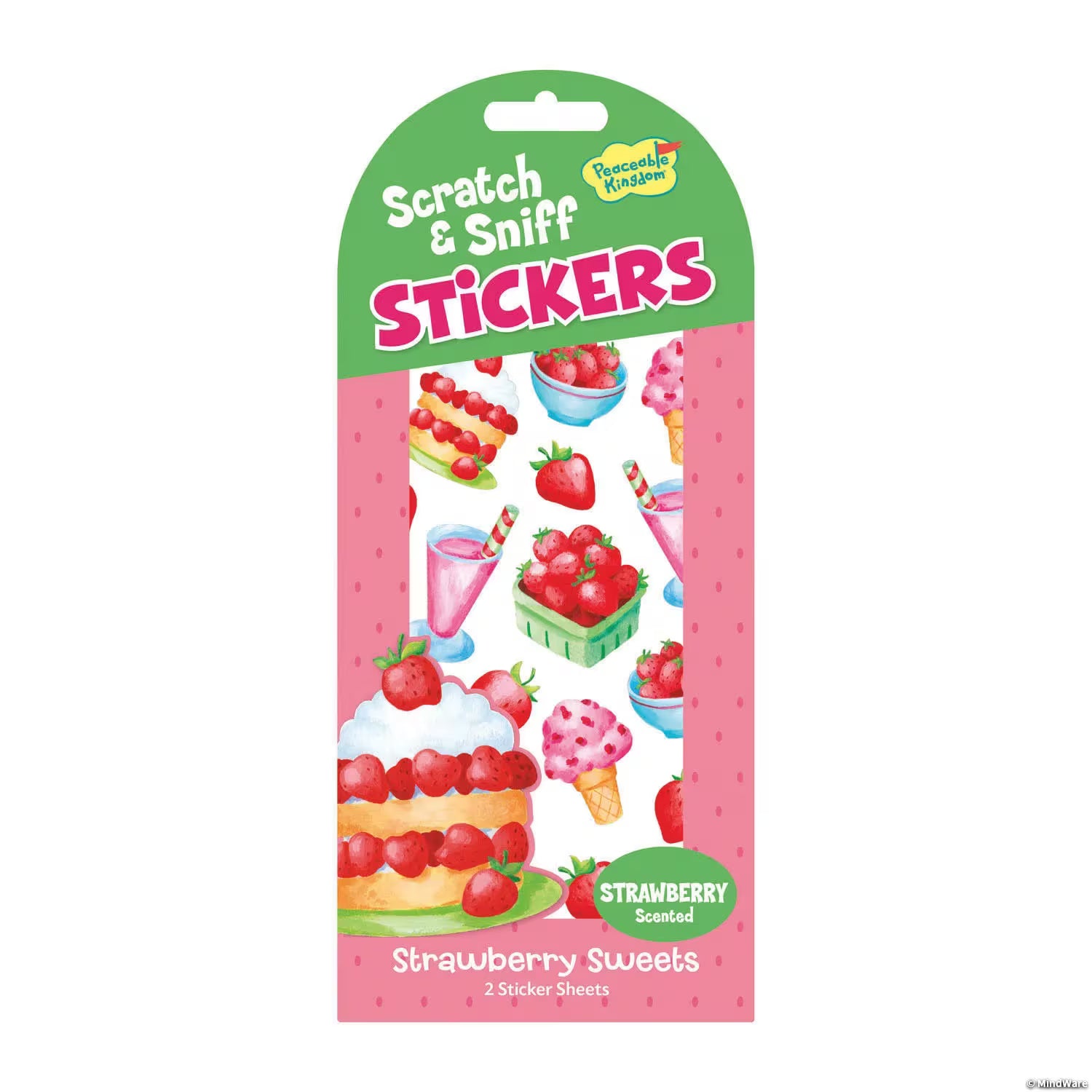 Scatch & Sniff:  Strawberry Sweets Stickers