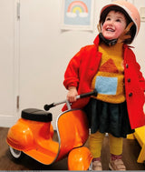 Ambosstoys- PRIMO ride-on toy Classic - Orange with Black Seat