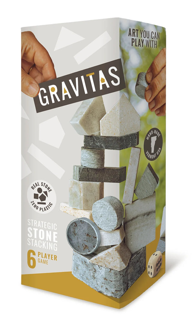Gravitas 2 Player Game - Strategic Stone Stacking
