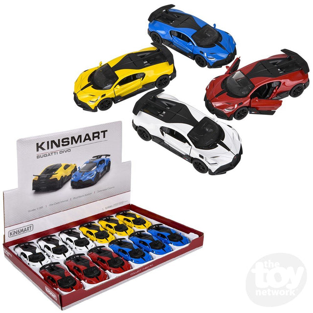 5" Die-Cast Pull Back Bugatti Divo