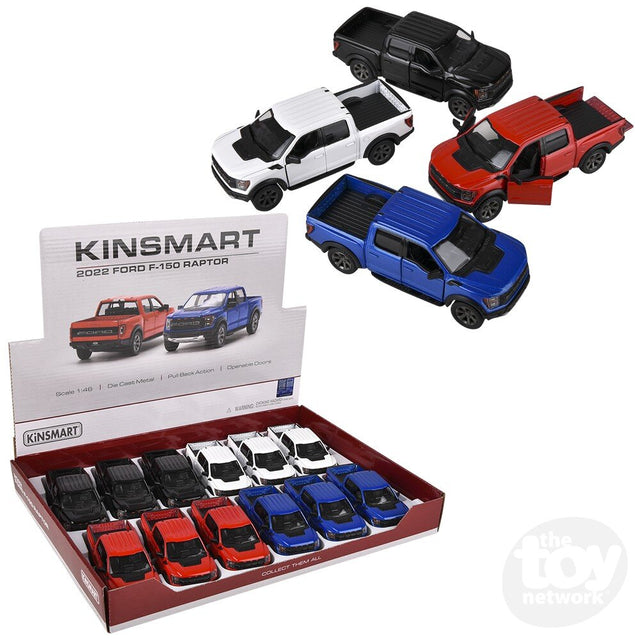 5" Die-Cast Pull Back 2022 Ford F-150 Raptor