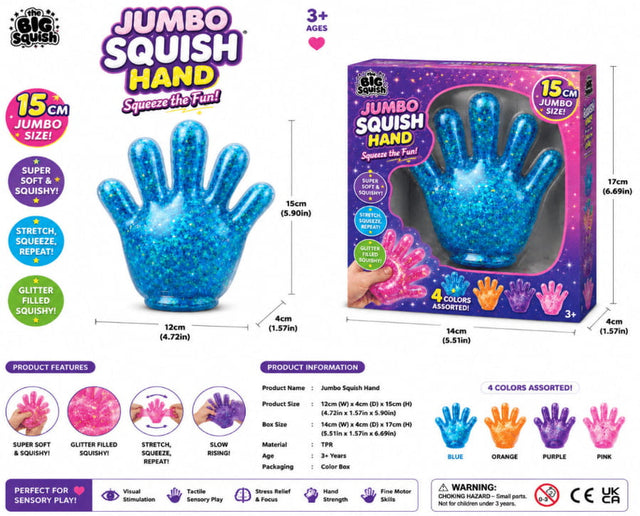 Big Squish Jumbo Hi-Five Hand Squish