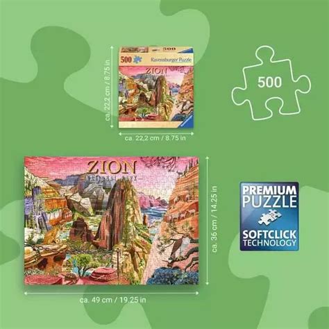 Zion National Park 500 Pc Puzzle