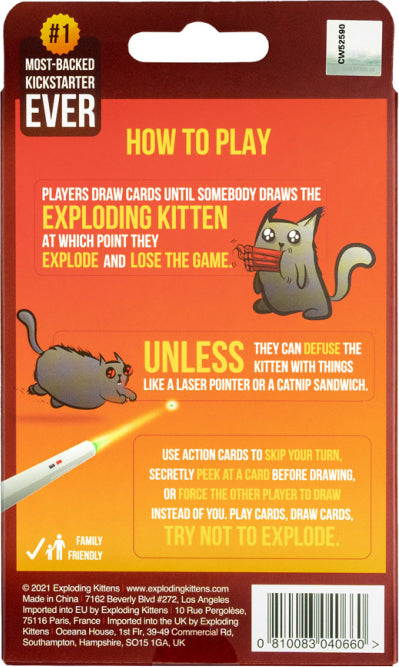 Exploding Kittens - 2 Player Edition