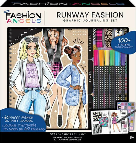 Runway Fashion Graphic Journal Set