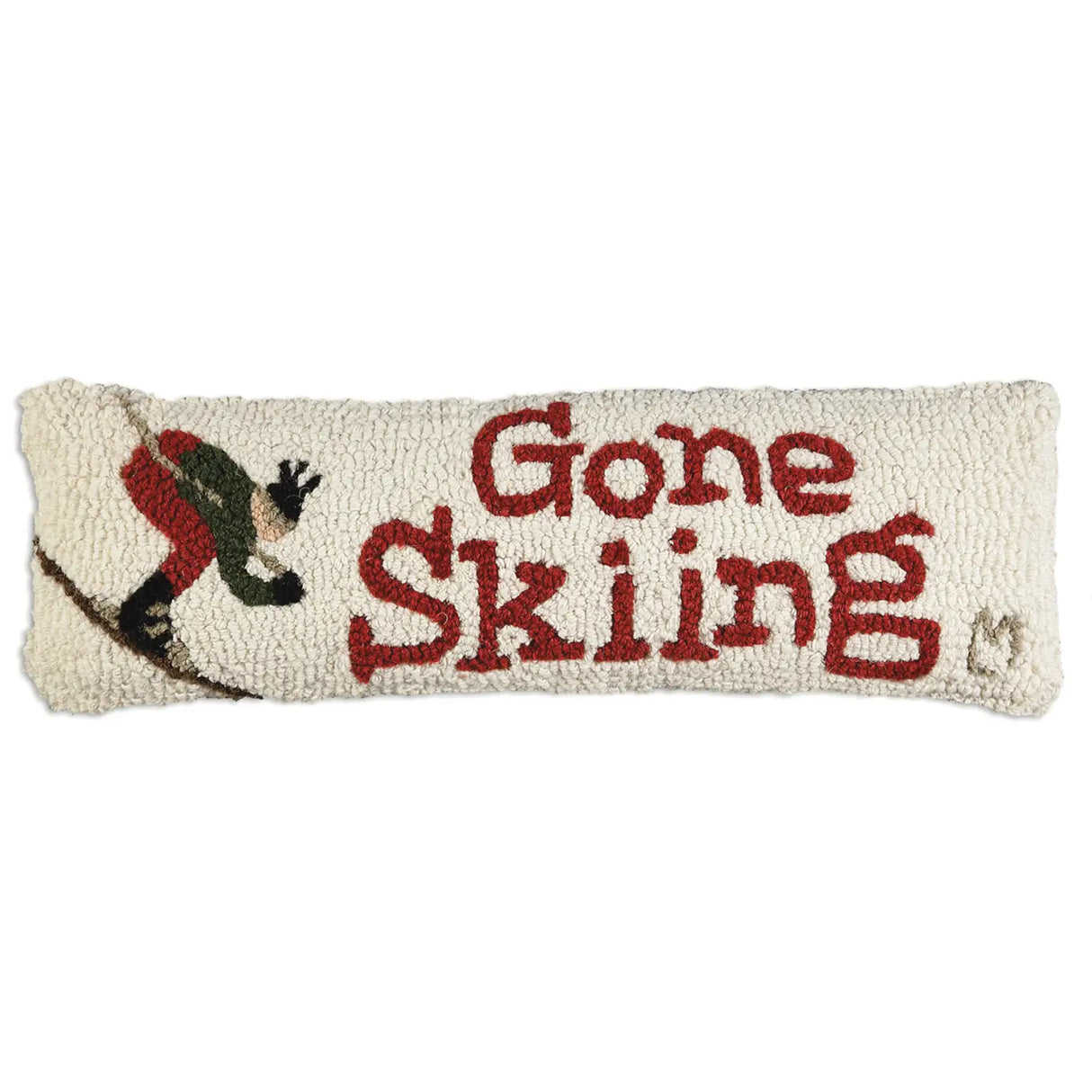 Gone Skiing Pillow