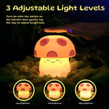 Mushi Ambient Mushroom Night Light - Red