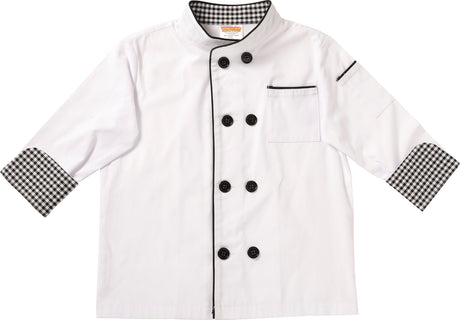 Jr. Chef Jacket w/ Hat, size Large