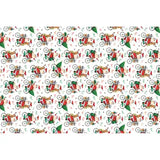 Santa Bicycle (Multi) - Tissue Paper