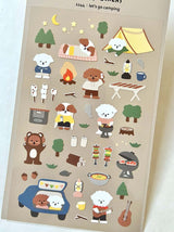 Let'S Go Camping Stickers 