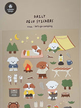 Let'S Go Camping Stickers 