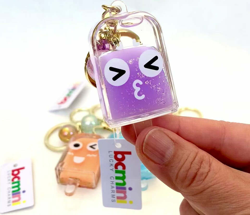 Popsicle Face Key Charm (assorted)