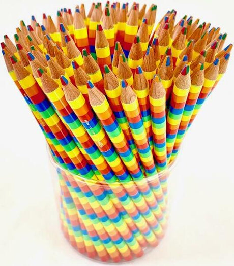 4-in-1 Rainbow Body Pencil-100