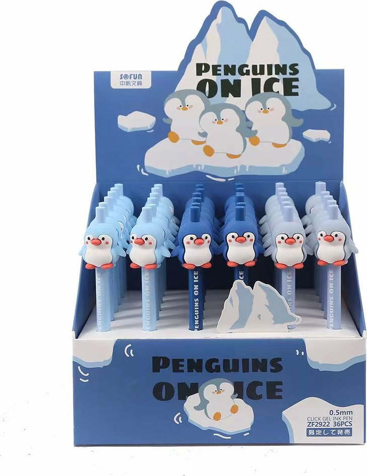 Penguin Retractable Gel Pen 